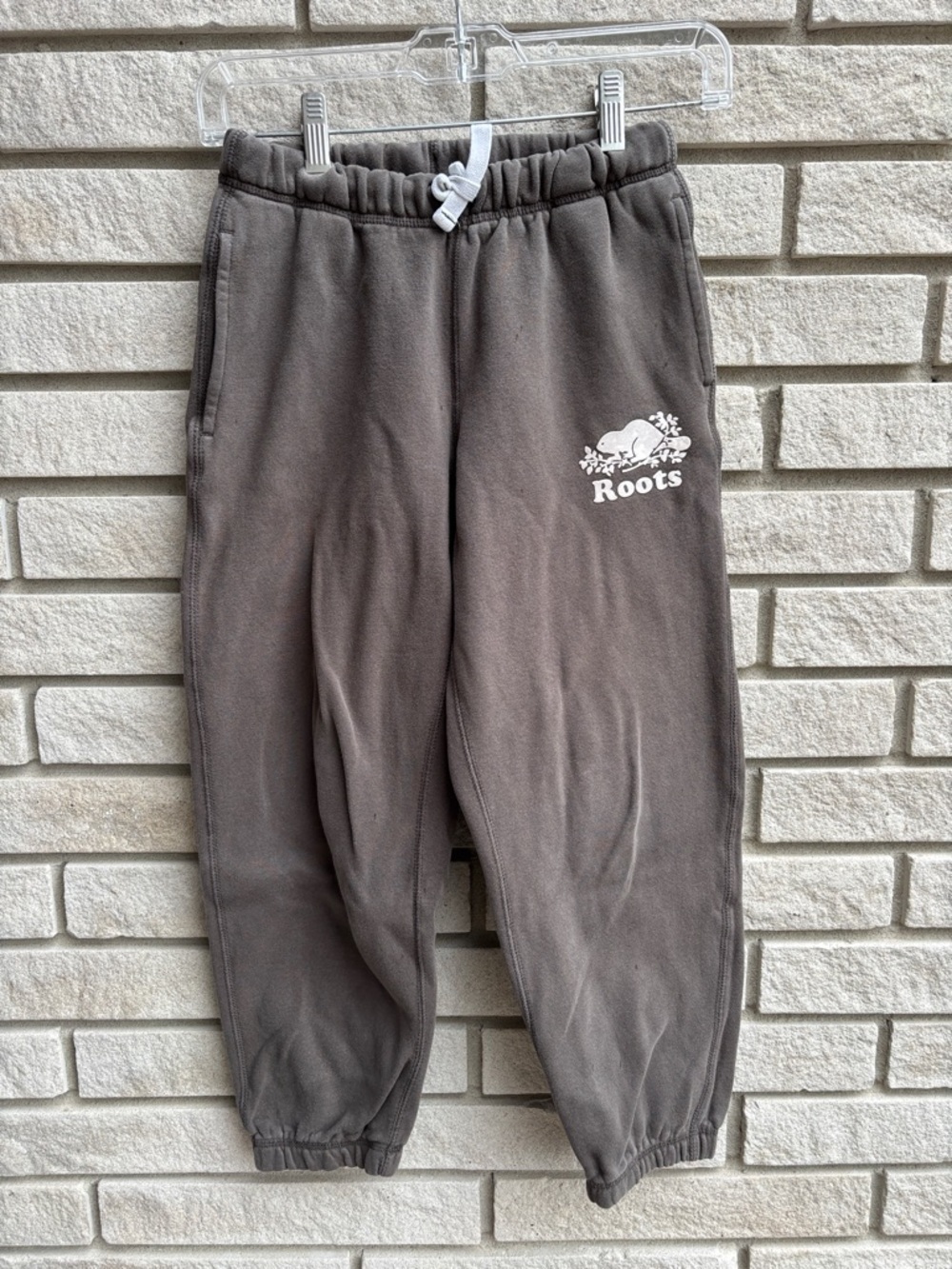 Roots Kids Brown/Chocolate Coloured Sweatpans Size 10